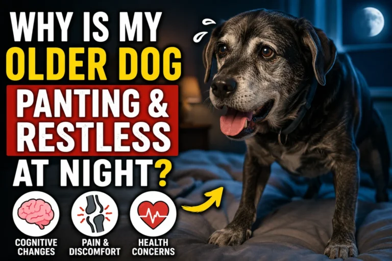 Why is My Older Dog Panting and Restless at Night?