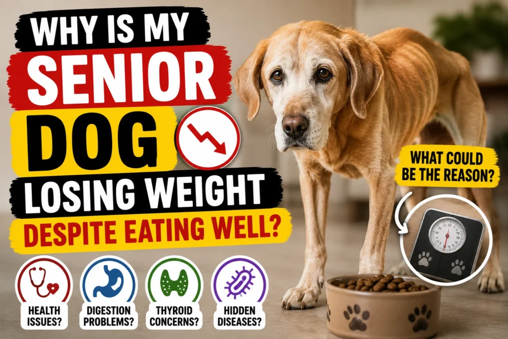 Why is My Senior Dog Losing Weight Despite Eating Well?
