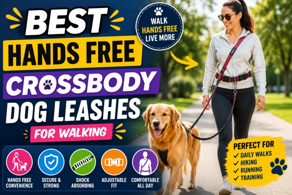 Best Hands Free Crossbody Dog Leashes for Walking
