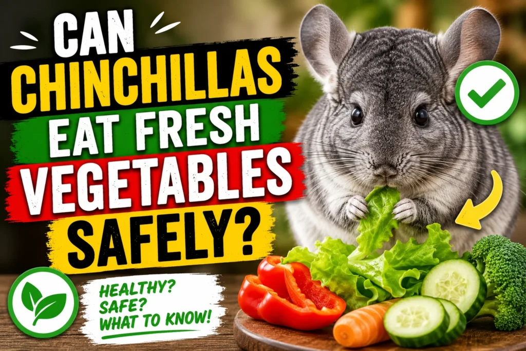 Can Chinchillas Eat Fresh Vegetables Safely?