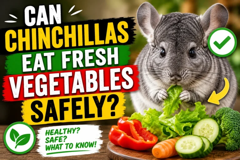Can Chinchillas Eat Fresh Vegetables Safely?