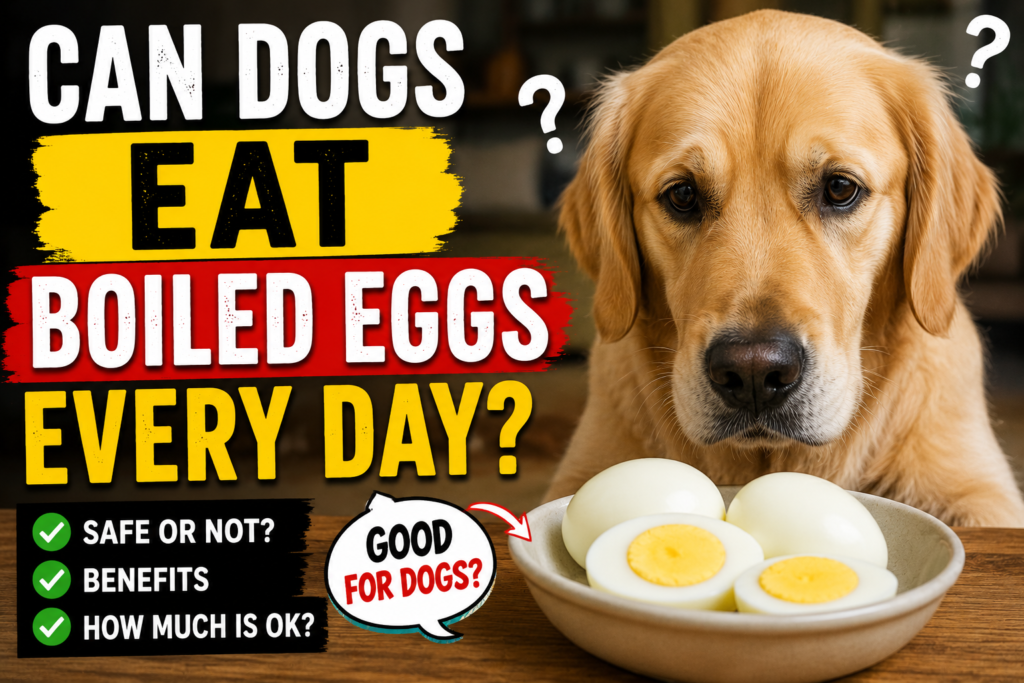 Can Dogs Eat Boiled Eggs Every Day?