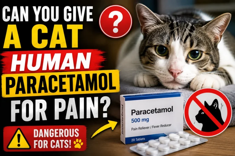 Can You Give a Cat Human Paracetamol for Pain?