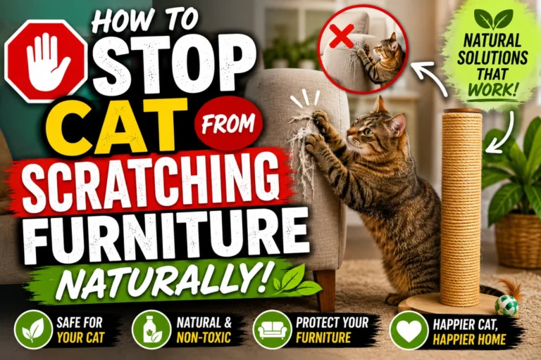 How to Stop Cat from Scratching Furniture Naturally 2026