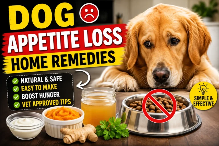 Dog Appetite Loss Home Remedies