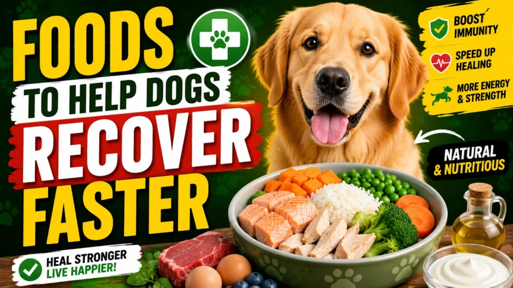 Foods To Help Dogs Recover Faster