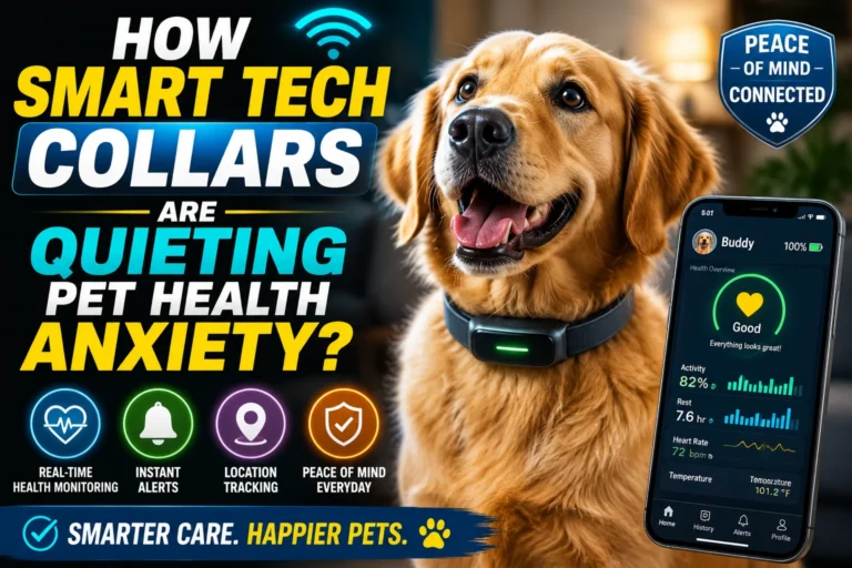 How Smart Tech Collars Are Quieting Pet Health Anxiety?