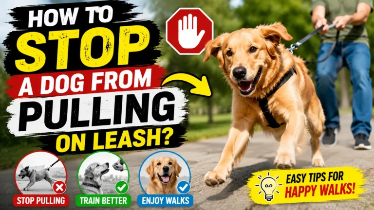 How To Stop A Dog From Pulling On Leash?
