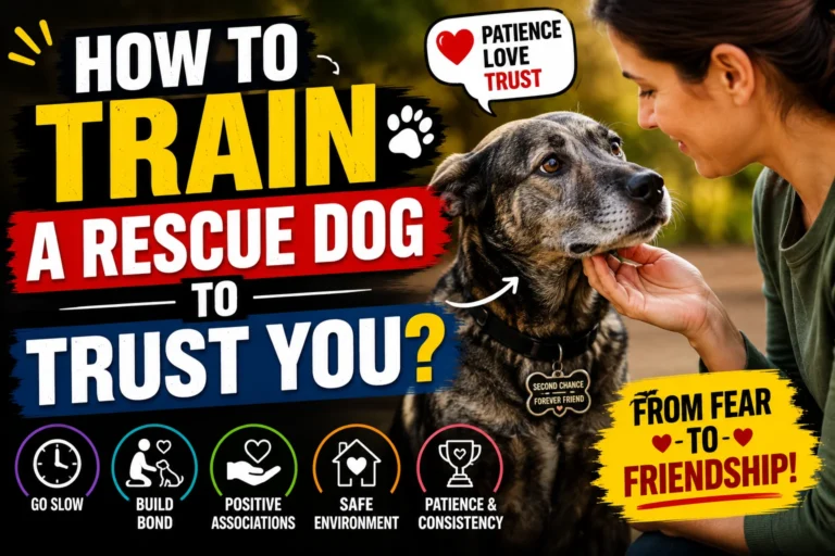 How To Train A Rescue Dog To Trust You?