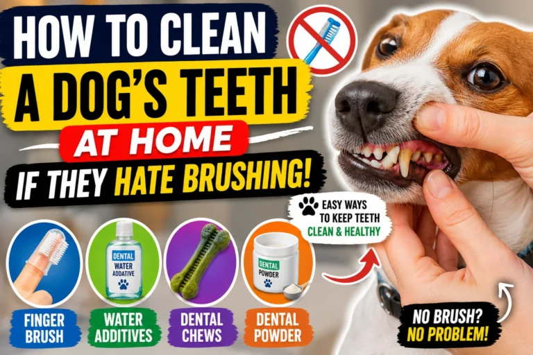How to Clean a Dog's Teeth at Home If They Hate Brushing?