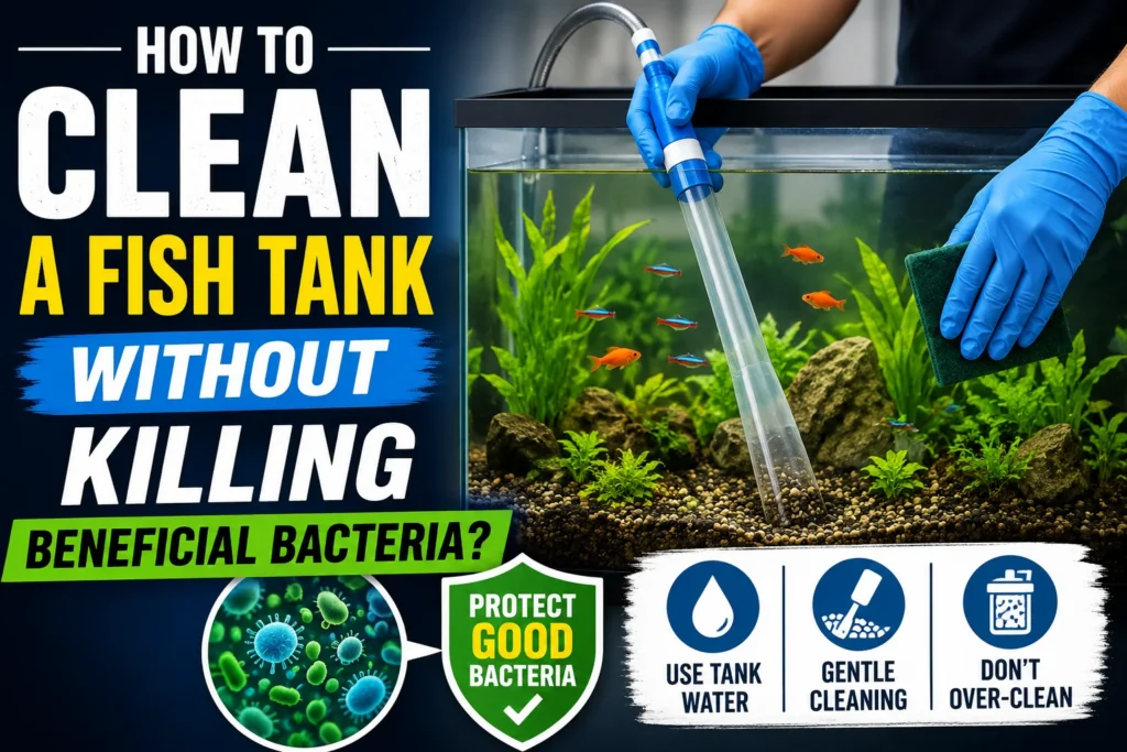 How to Clean a Fish Tank Without Killing Beneficial Bacteria?