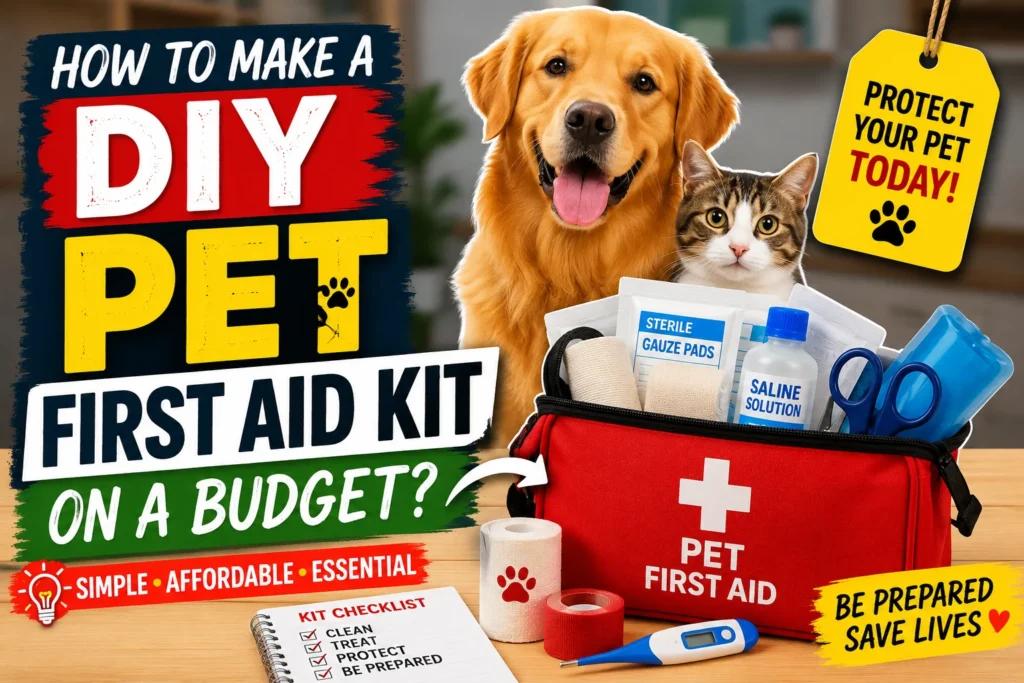 How to Make a DIY Pet First Aid Kit on a Budget?