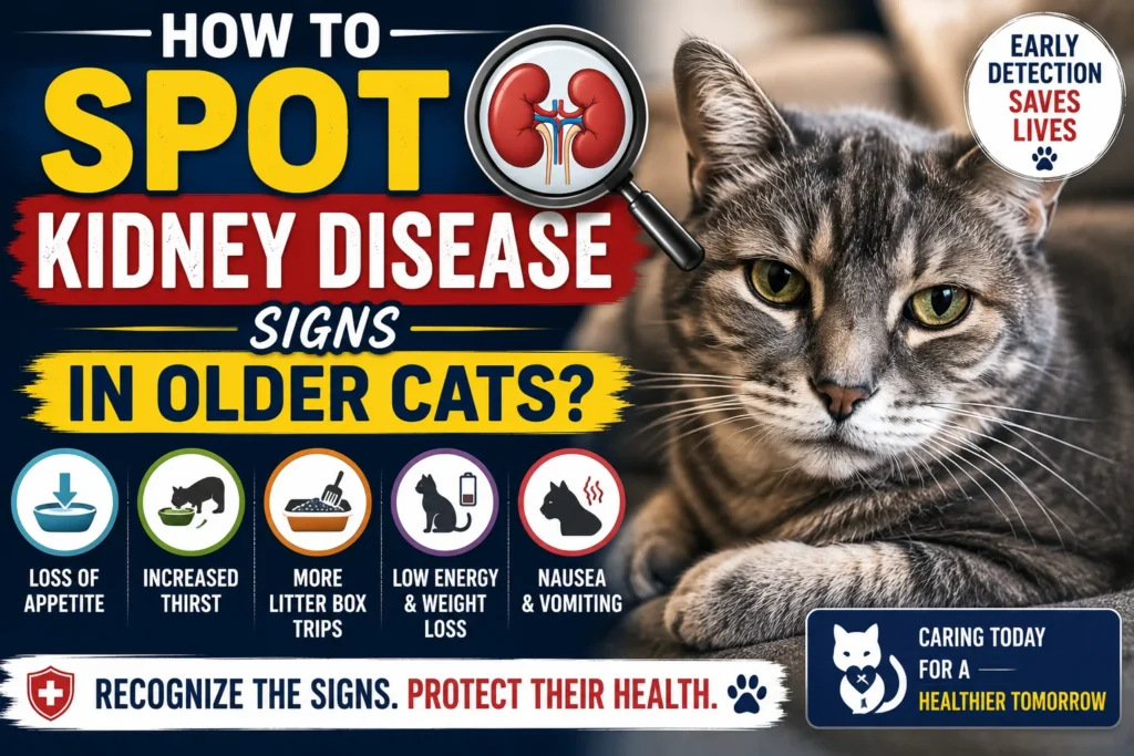 How to Spot Kidney Disease Signs in Older Cats?