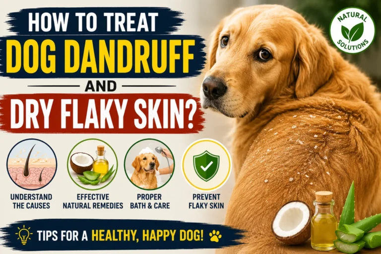 How to Treat Dog Dandruff and Dry Flaky Skin?