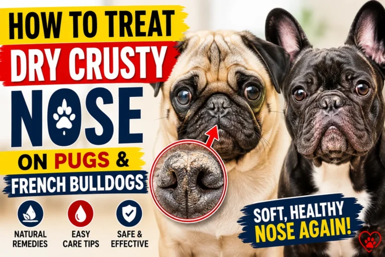 How to Treat Dry Crusty Nose on Pugs and French Bulldogs