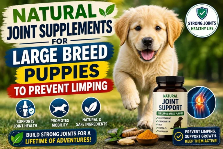 Natural Joint Supplements For Large Breed Puppies To Prevent Limping