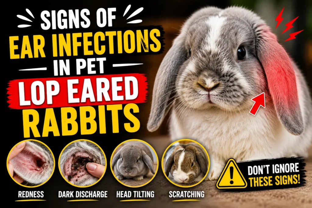 Signs Of Ear Infections In Pet Lop Eared Rabbits