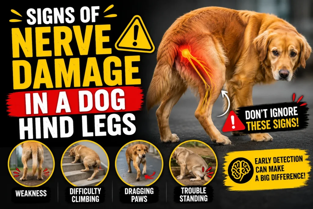 Signs Of Nerve Damage In A Dog Hind Legs