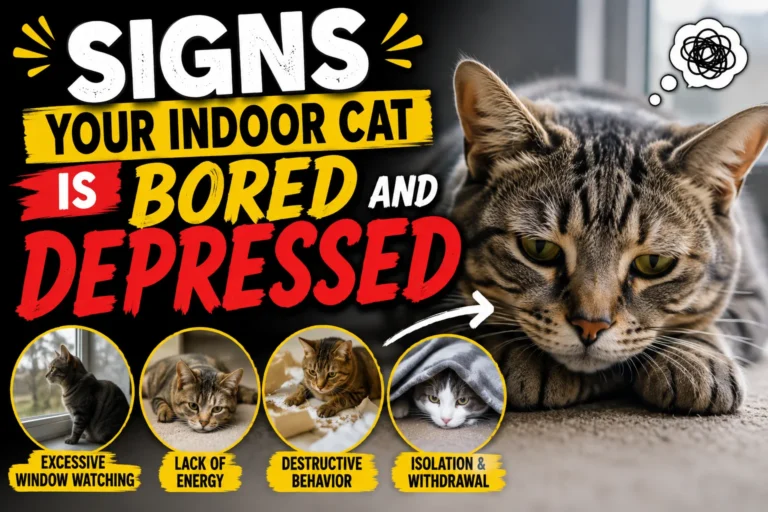 Signs Your Indoor Cat is Bored and Depressed?