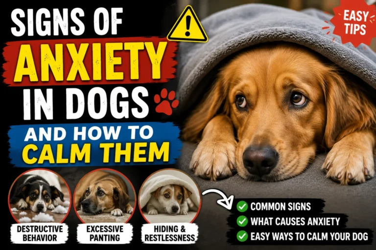 Signs of Anxiety in Dogs and How to Calm Them