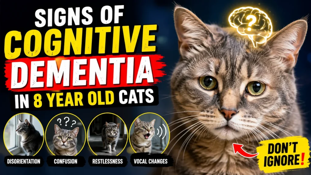 Signs of Cognitive Dementia In 8 Year Old Cats