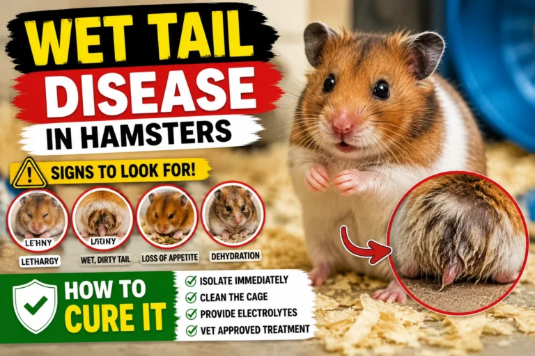 Signs of Wet Tail Disease in Hamsters and How to Cure It