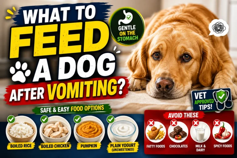 What to Feed a Dog After Vomiting?