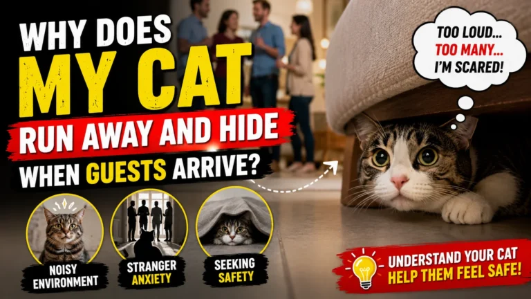 Why Does My Cat Run Away And Hide When Guests Arrive?