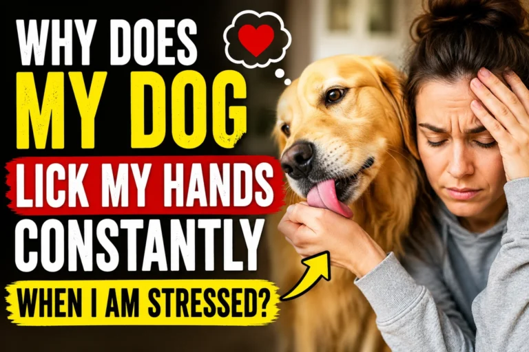 Why Does My Dog Lick My Hands Constantly When I am Stressed?