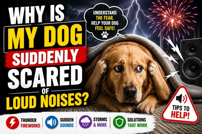 Why Is My Dog Suddenly Scared of Loud Noises?