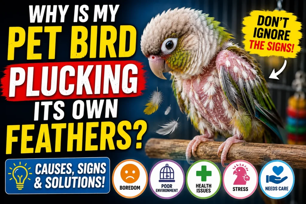 Why Is My Pet Bird Plucking Its Own Feathers?