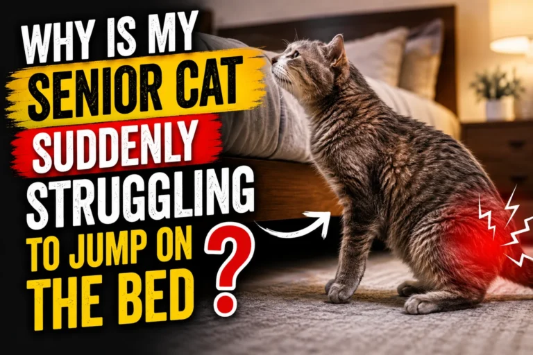 Why Is My Senior Cat Suddenly Struggling to Jump on the Bed?