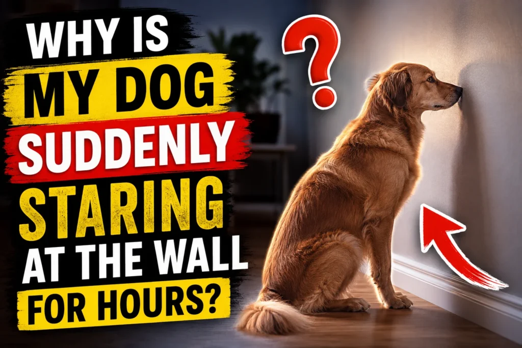 Why is My Dog Suddenly Staring at the Wall for Hours?