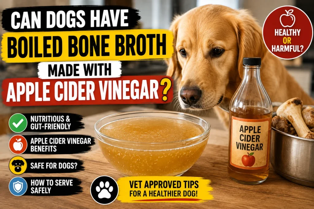 Can Dogs Have Boiled Bone Broth Made with Apple Cider Vinegar? 