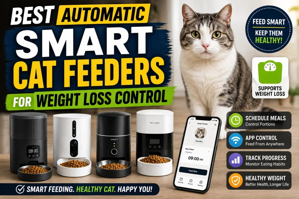 Best Automatic Smart Cat Feeders for Weight Loss Control