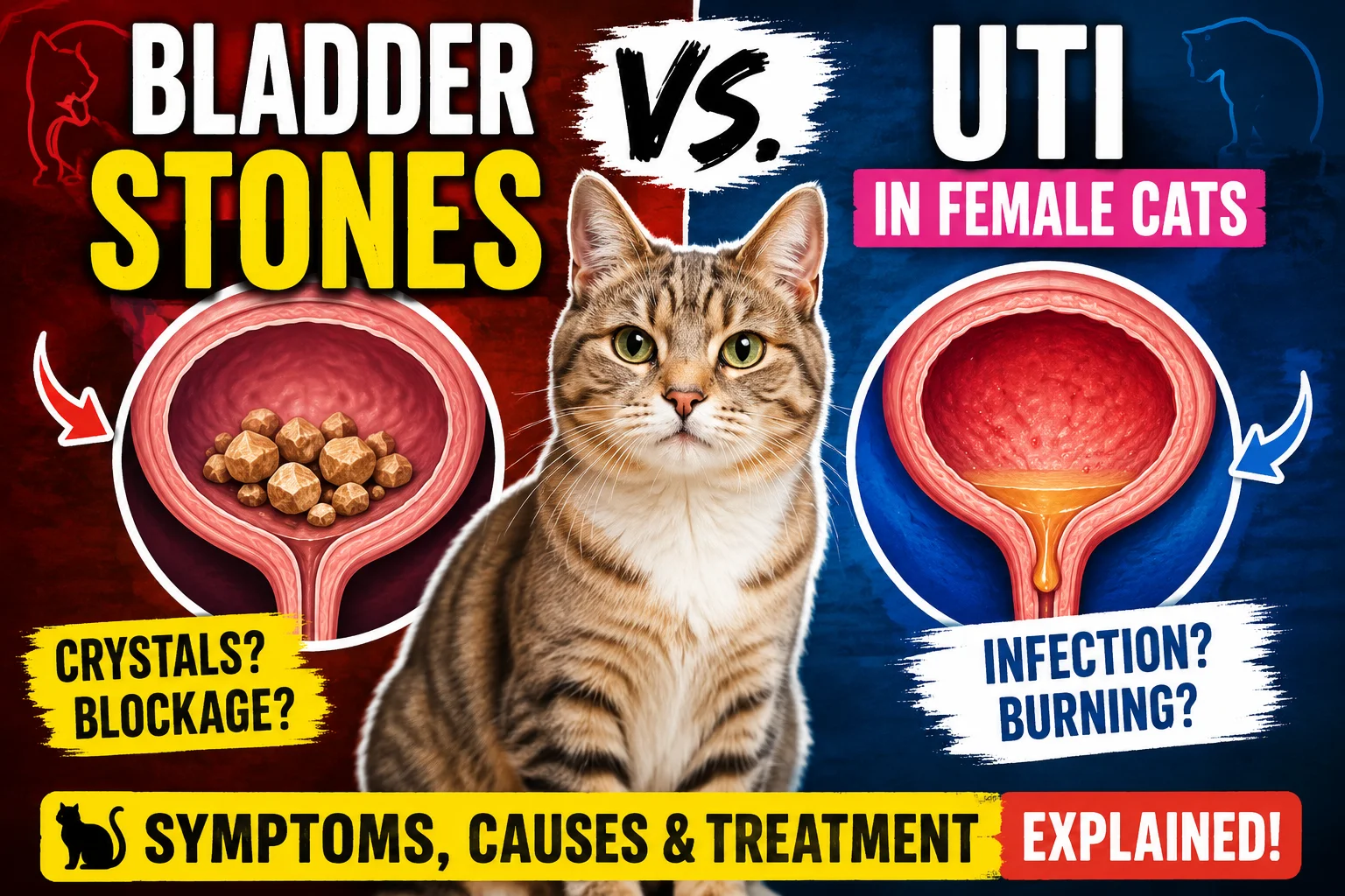 Bladder Stones vs. UTI in Female Cats