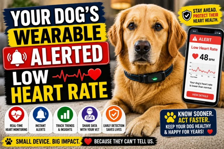 Your Dog's Wearable Alerted Low Heart Rate