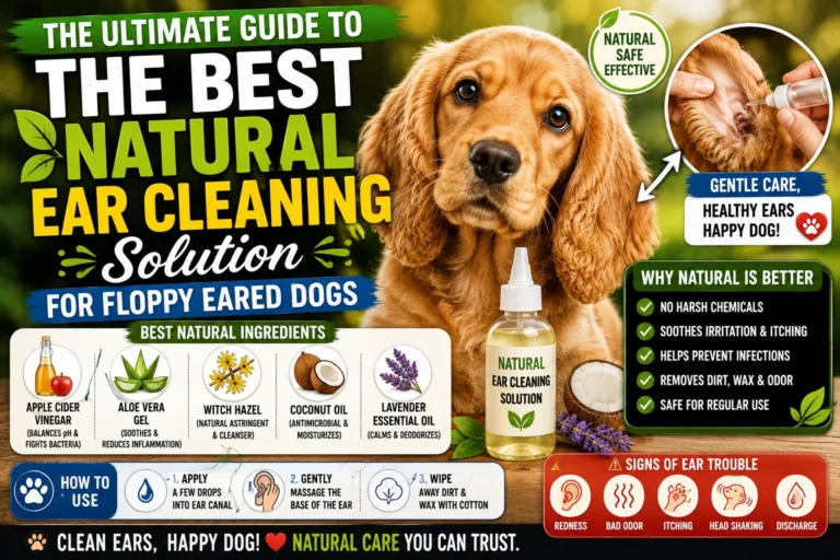 The Ultimate Guide to the Best Natural Ear Cleaning Solution for Floppy Eared Dogs