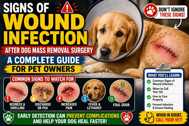 Signs of Wound Infection After Dog Mass Removal Surgery A Complete Guide for Pet Owners