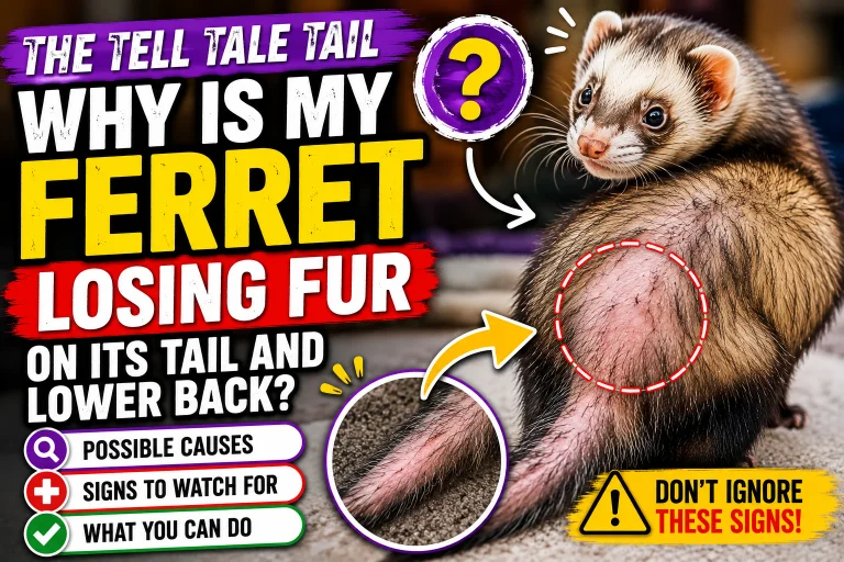 The Tell Tale Tail Why Is My Ferret Losing Fur on Its Tail and Lower Back?
