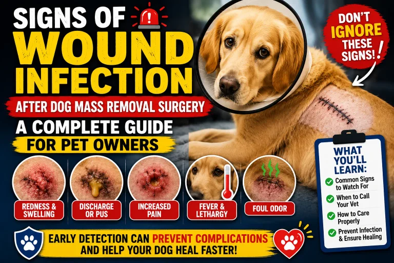 Signs of Wound Infection After Dog Mass Removal Surgery A Complete Guide for Pet Owners 2026