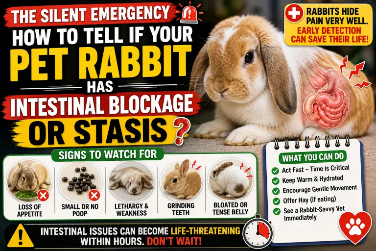 The Silent Emergency How to Tell if Your Pet Rabbit Has Intestinal Blockage or Stasis 2026