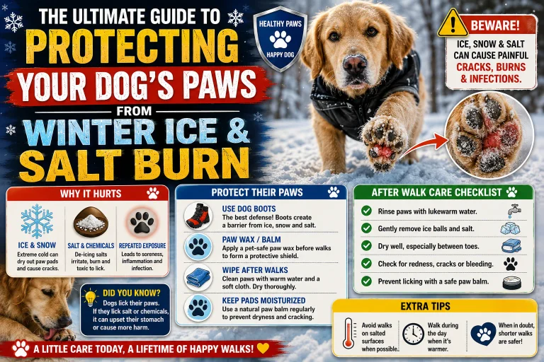 The Ultimate Guide to Protecting Your Dog's Paws from Winter Ice and Salt Burn