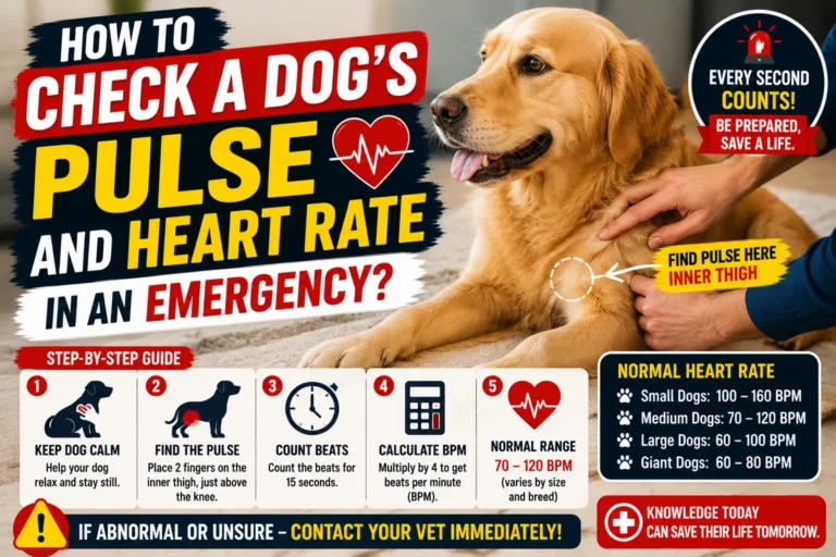 How to Check a Dogs Pulse and Heart Rate in an Emergency 2026