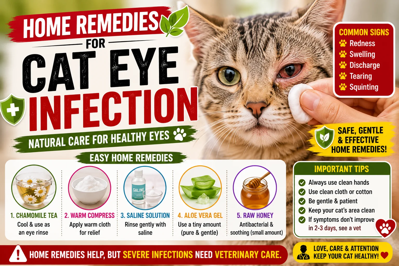 Cat Eye Infection Home Remedies 2026