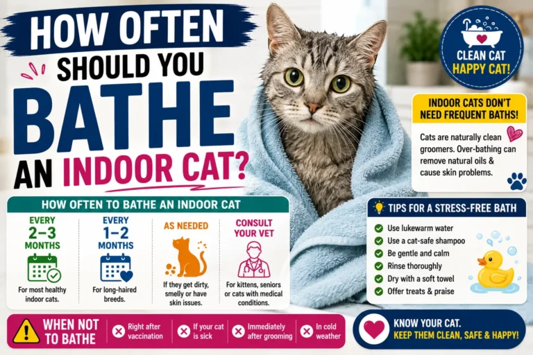 How Often Should You Bathe an Indoor Cat