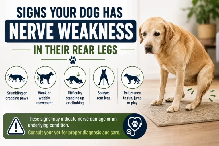 When Your Dog’s Back Legs Give Out Recognizing the Signs of Nerve Weakness 2026