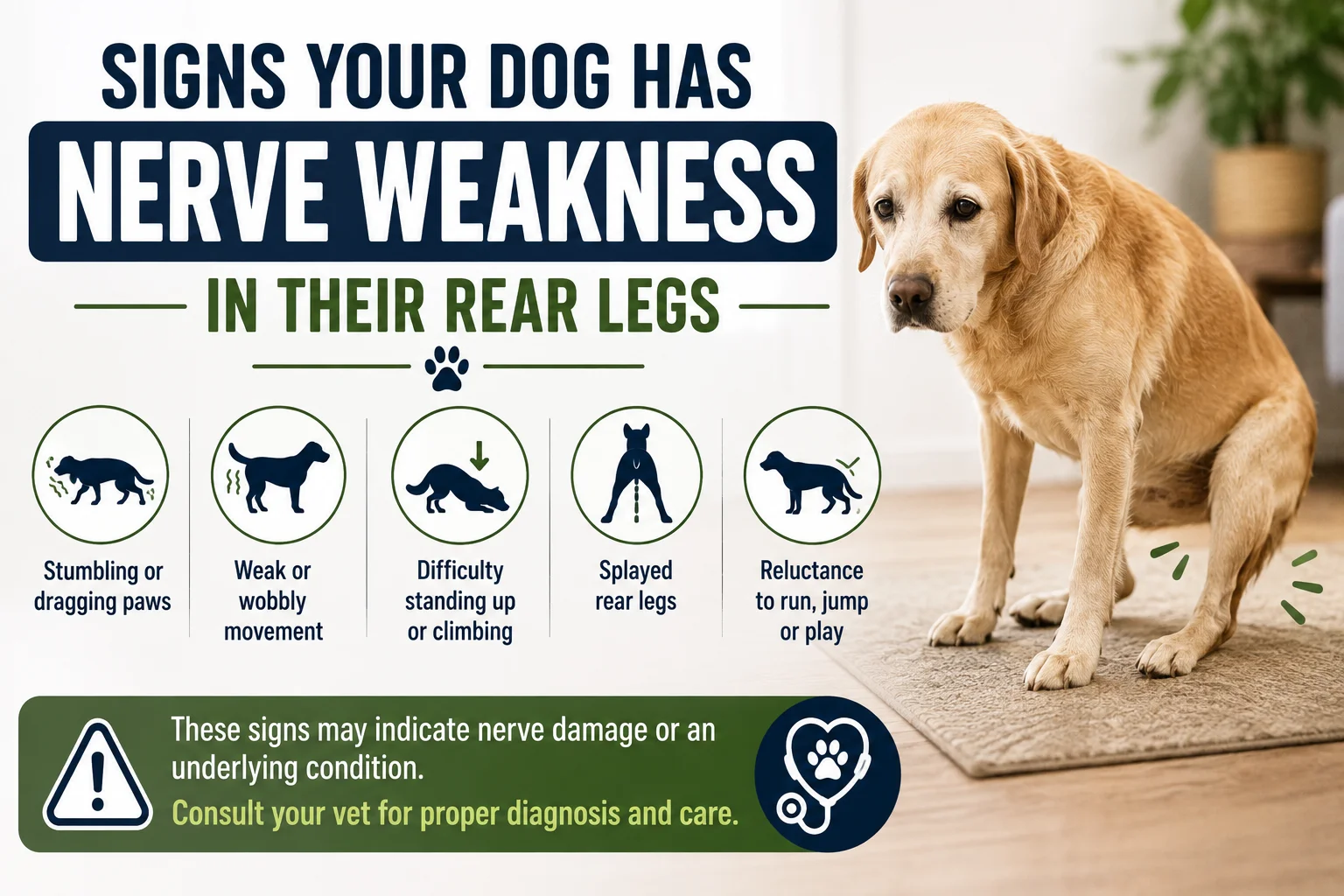 When Your Dog’s Back Legs Give Out Recognizing the Signs of Nerve Weakness 2026
