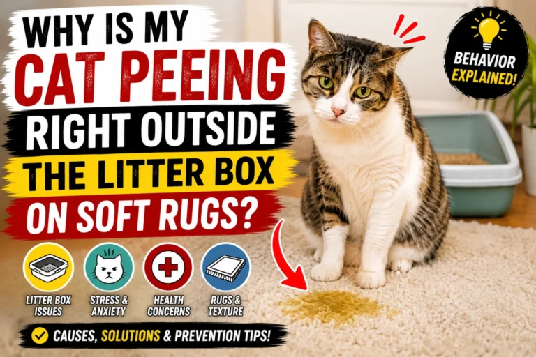 Why Your Cat is Peeing Right Outside the Litter Box on Soft Rugs