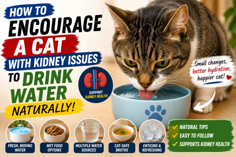 How to Encourage a Cat With Kidney Issues to Drink Water Naturally